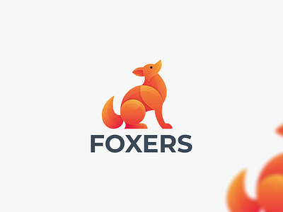 FOXERS branding design fox fox coloring fox design graphic fox icon fox logo graphic design icon logo