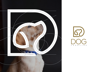 Dog Logo Line branding design graphic design icon illustration logo logo design logotype ui vector