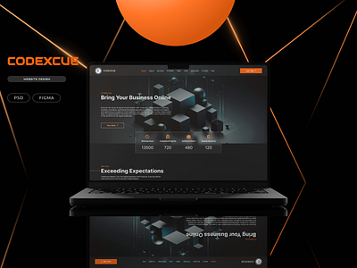 Codexcue Website Redesign animation case study figma microinteractions motion graphics prototyping ui uiux ux ux design ux research web design