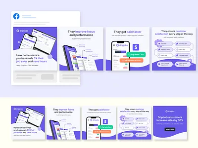 Dripjobs - Carousel Ad Design instagram ads