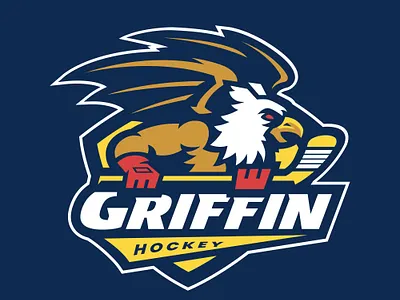 Griffin Sports Logo Team baseball baseball logo bold logo branding design esports gaming griffin hockey hockey logo illustration logos mascot sports logo