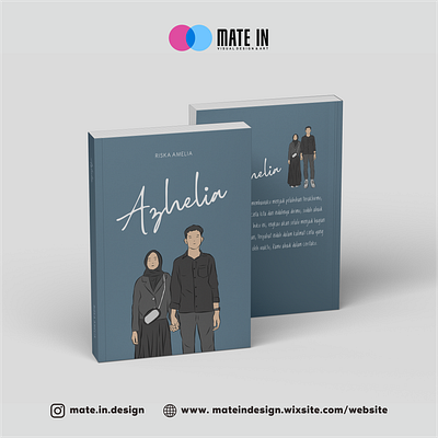 Novel Cover Design "Azhelia" animation art work book design carton cover design design digital illustration drawing graphic design illustration