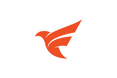 F Bird Logo Design bird f bird f bird logo