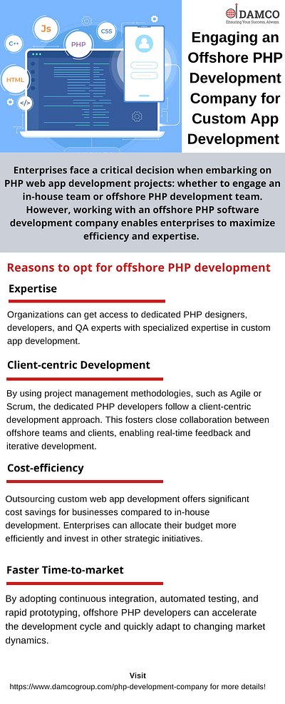 Hiring Offshore PHP Development Company for Custom Creation php development php development company