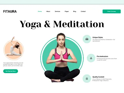 Yoga & Fitness Landing Page Design designinspiration emperor emperorbrains fitdesign fitlifedesign fitnessgoals2024 fitnessjourney fitnesslandingpage healthylivingpage mindbodydesign ui uiux ux wellnesswebsite yogacommunity yogadesign yogaeverydamnday yogaforlife yogainspiration yogawebsite