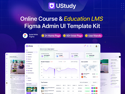 Online Course & Education LMS Admin Dashboard teacher