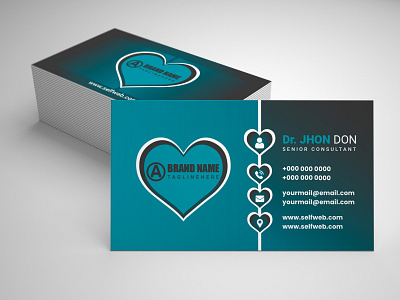 Professional Business Card Design Project business card card design design id card design medical business card design print design stationary