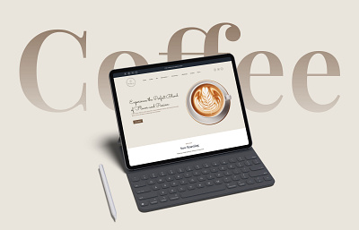 Coffee shop website design animation branding design google graphic design minimal motion graphics ui ux web web design