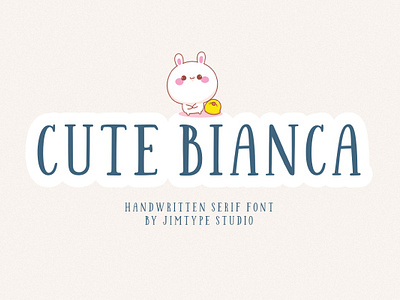 Free Font | Cute Bianca | Quirky Serif Font branding design font design font free fonthandwriting free font handlattering illustration jimtype studio letteringfont script lettering serif font typography ui