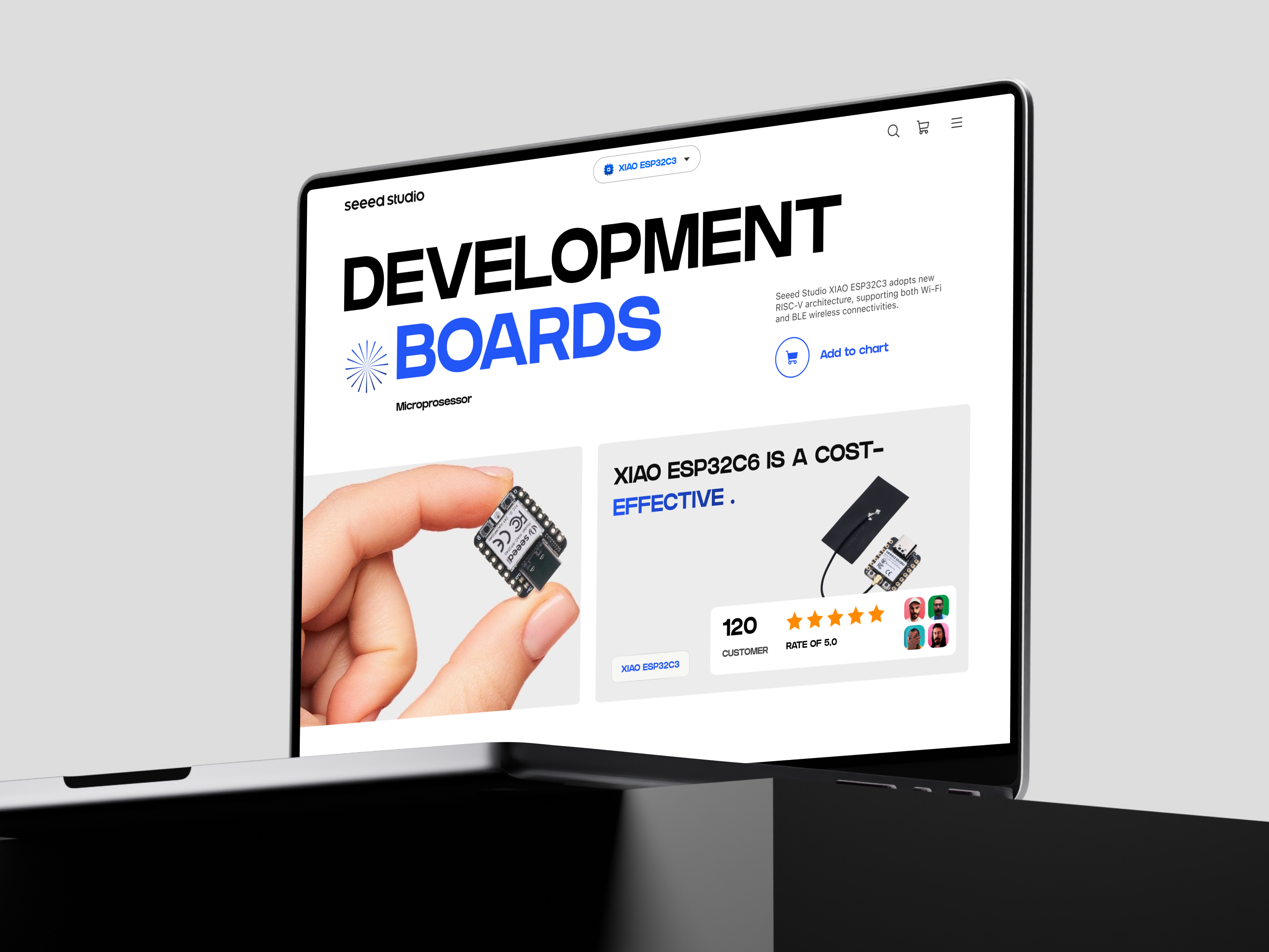 Seed Studio - Microprosessor Landing Page agency digital ecommerce electronic elementor engineering framer landing marketing online page product shop shopify ui webflow website wordpress