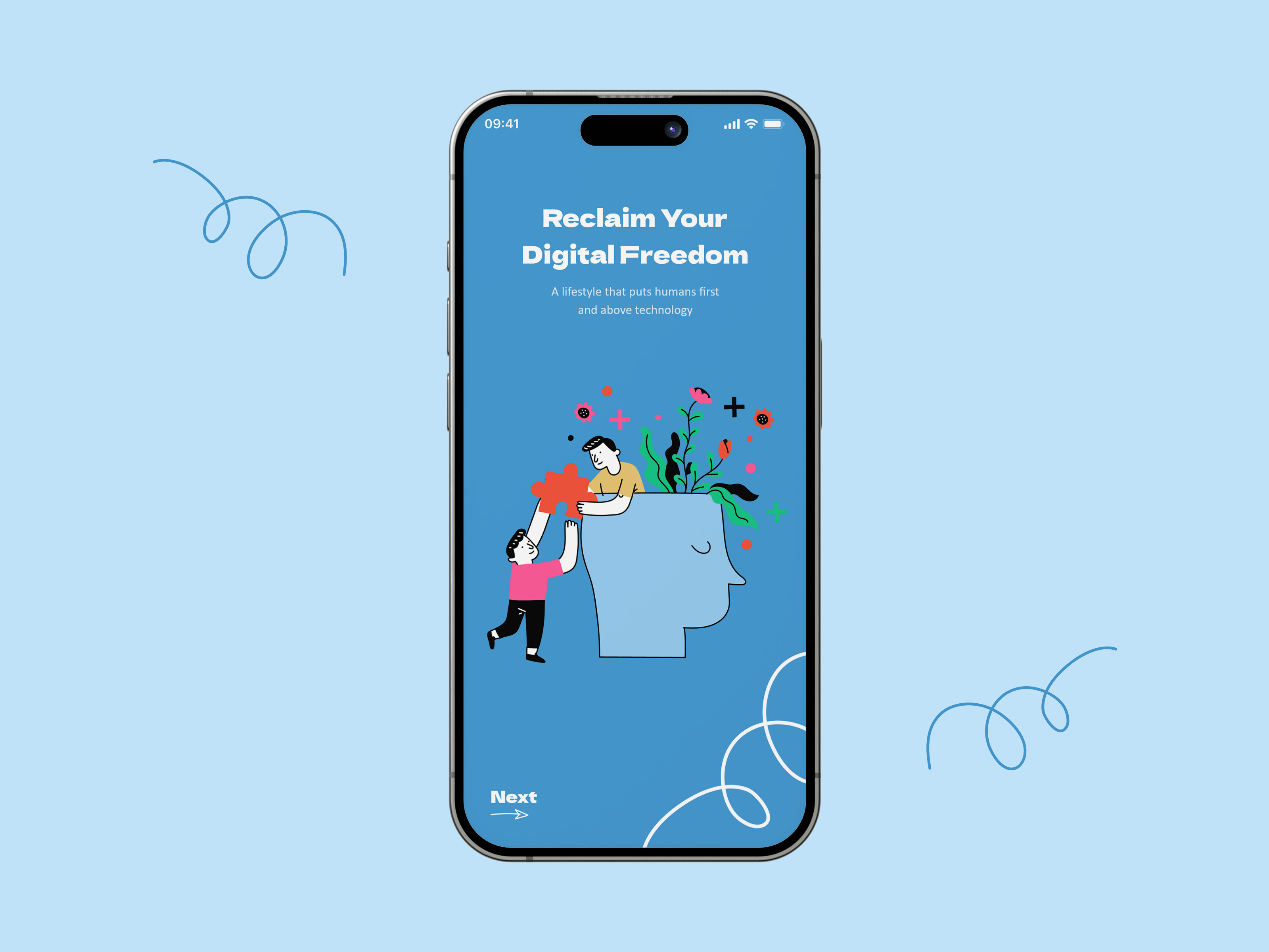 Digital Detox App Design Intro by CMARIX on Dribbble