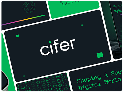 Cifer - Cyber Security Branding brand identity branding graphic design logo design
