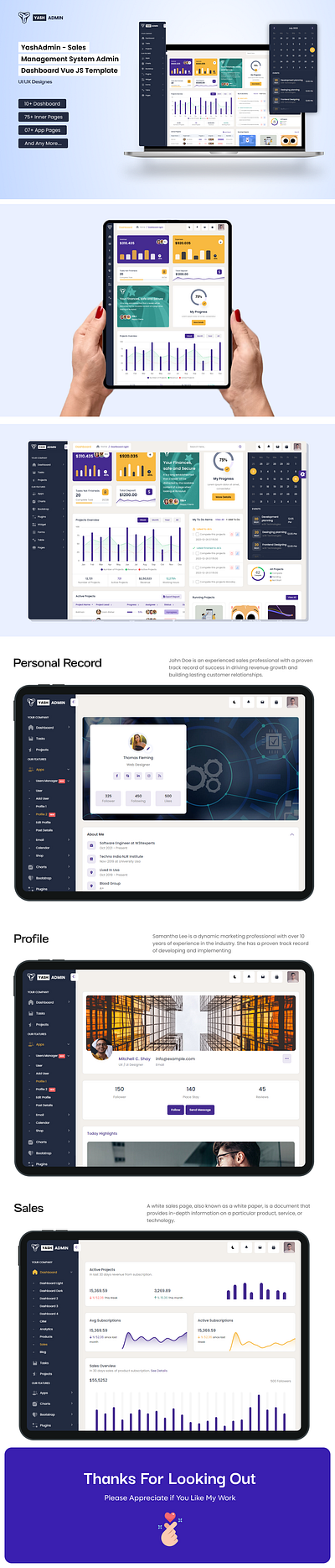 YashAdmin-SalesManagement System Admin Dashboard Vue JS Template branding creative design development dribbble post illustration logo product design social media marketing template ui ui design uiux user experience user interface ux design web web design website