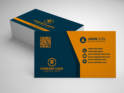 Professional Business Card Design Project business card card design corporate card design id card design modern business card design stationary