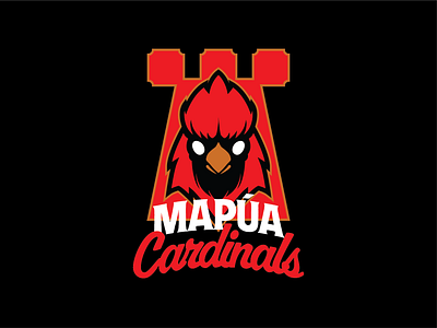 Mapúa Cardinals branding design flat graphic design illustration logo logo design minimal vector