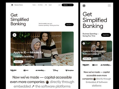 web UI banking branding design subscription dstudio finance header landing page money payment banking product product design top agency typography ui ui ux user experience ux web design web development website