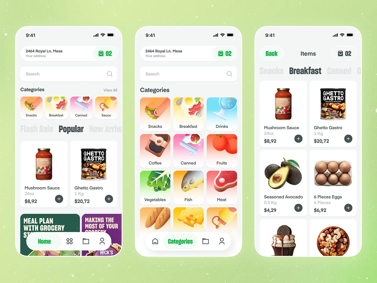 Innovative Grocery Website Design for Seamless Shopping Experience