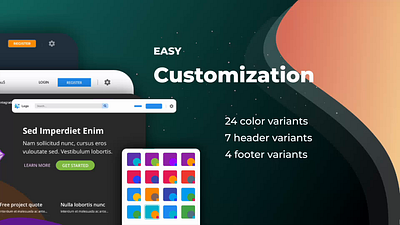 Full Customizable Website Template 3d illustration animation apps company dark mode figma free freebie html illustration landing page motion graphics react social media social network software team work ui website banner working space