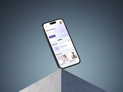 Glamify branding logo mobile design thatbrandnavigator ui ux web design