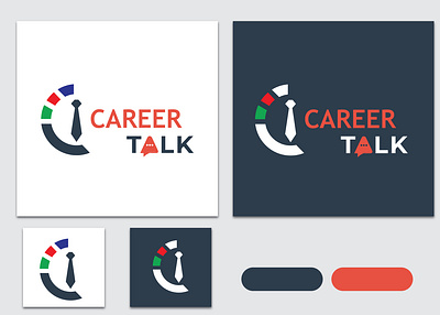 Career Talk Logo Design banner design brand design branding career talk design flyer design graphic design logo logo concept logo design logo idea logo template minimal logo typography ui vector