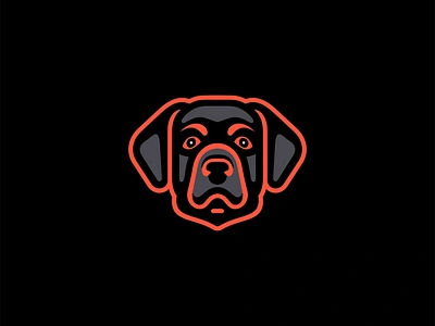 Rottweiler Logo branding cute design dog emblem friend icon identity illustration logo mark modern negative space pet rottweiler security sports symbol vector vet