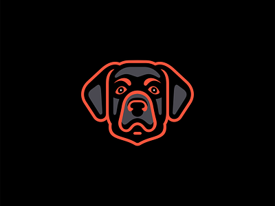 Rottweiler Logo branding cute design dog emblem friend icon identity illustration logo mark modern negative space pet rottweiler security sports symbol vector vet