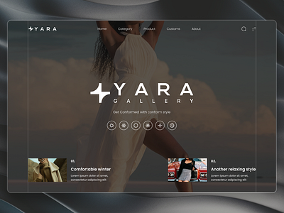 Yara Gallery Logo Design Project branding design graphic design identity logo visual visualidentity