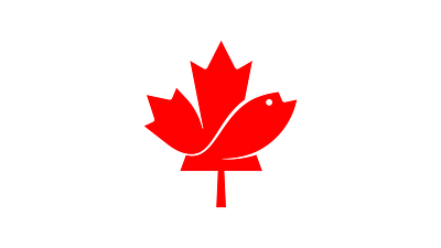 Fisheries and Oceans Canada branding canada fish fisheries flag logo maple symbol