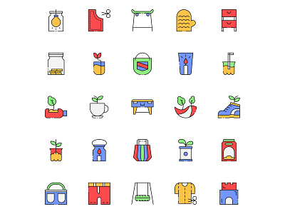 Colored Upcycling Icons free download free icon freebie icon design upcycle upcycle icon upcycling vector icon