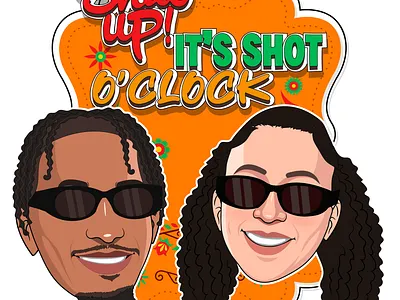 PODCAST COVER ART cartoon cover cartoon logo cover cover art design illustration mascot logo podcast cover art social media