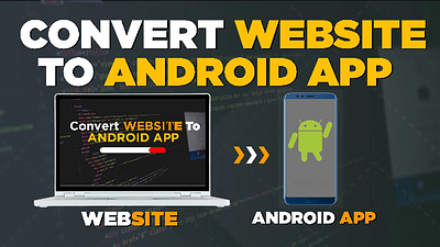 Convert Website To Android App animation logo motion graphics