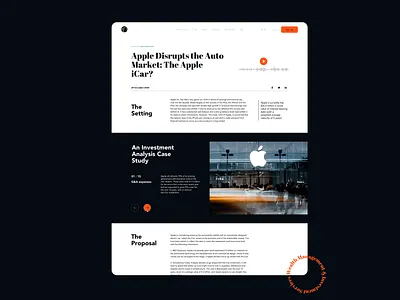 Complex Content Page for VC Fund Website article blog blog post branding business clean content page landing landing page news news letter post product design publishing reading ui uiux web design