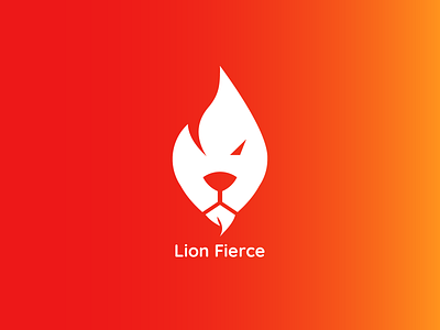 Lion Fierce Logo with palette design graphic design logo logo design