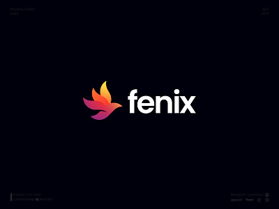 Phoenix Flame bird branding design fire flame icon logo logodesign logotype minimal phoenix torch vector
