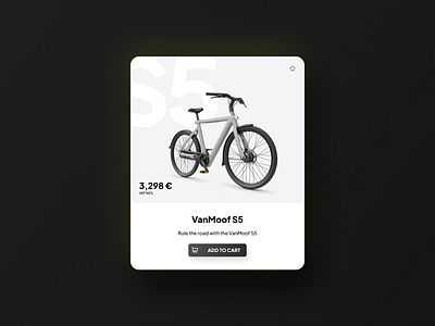 Daily Design Challenge - 001 bicycle design e commerce ui