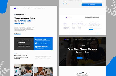 Redesigned Company Website design redesigned ui uiux ux website