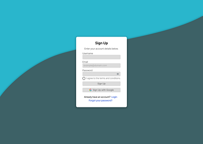 Login and Sign Up Page app design design figma illustrator login signup ui ux web design