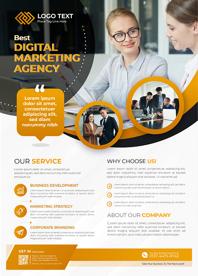 Digital Marketing Agency Flyer Design