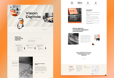 Our marketing agency in France agency branding design graphic design ui ux webdesign