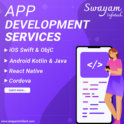 Mobile App Development Services Company Rajkot - Swayam Infotec app development app development services appdevelopment mobiledevelopment on demand app ui web development