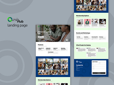 Workspace Landing Page landing page ui website workspace