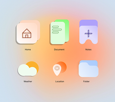 Daily UI 005 - App Icons app icons dailyui design icons ui