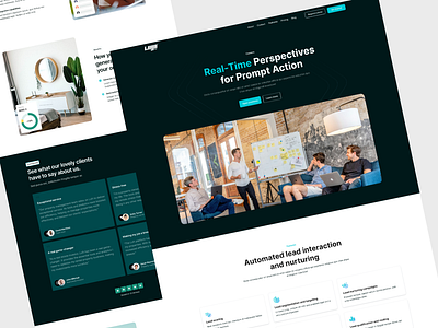 Automatic Lead Generations SAAS Website Design automatic business corporate generations marketing saas uiux user interface web design website
