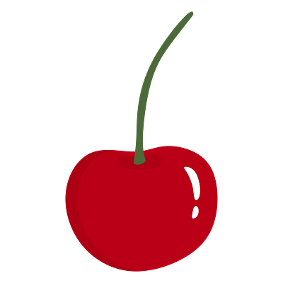 Cherry cherry fruit illustration