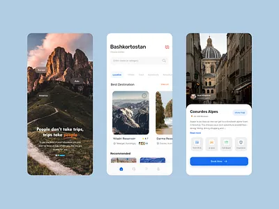 Travel App Design app branding design graphic design illustration logo mobile app ui ux website