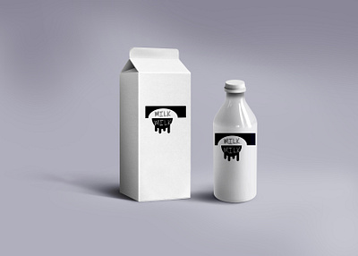 box milk branding graphic design logo logomilk