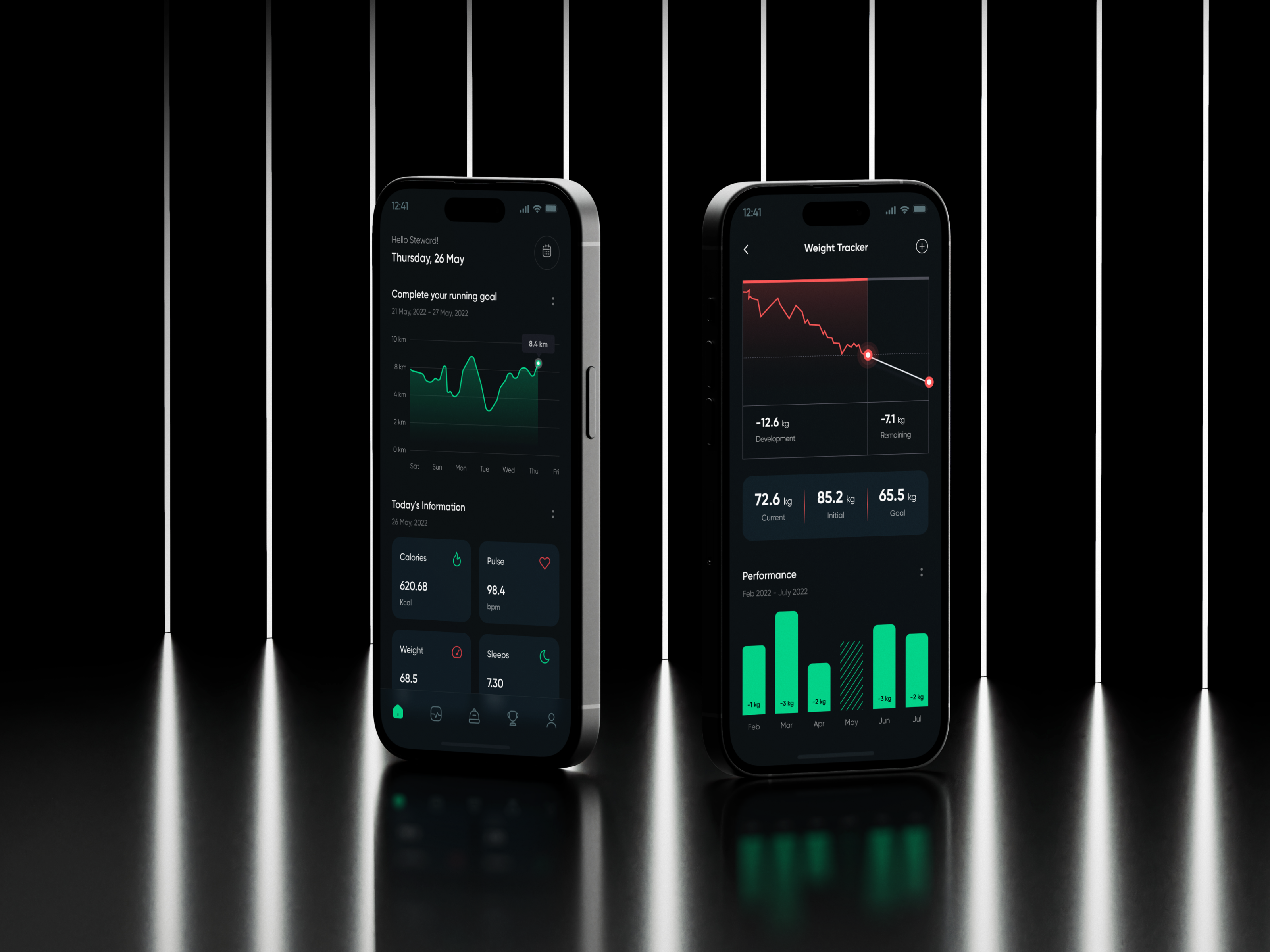 Fitness App 2024 trends app design fitness app health app mobile app product design task manager