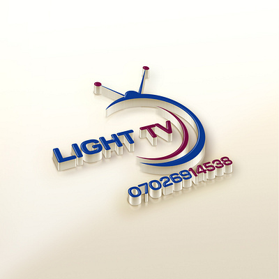 Light TV 3d animation branding graphic design logo motion graphics