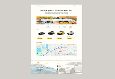 Car rental - Desktop design graphic design logo ui ux