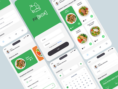 Fit Box app design graphic design ui user experience user interface ux web design